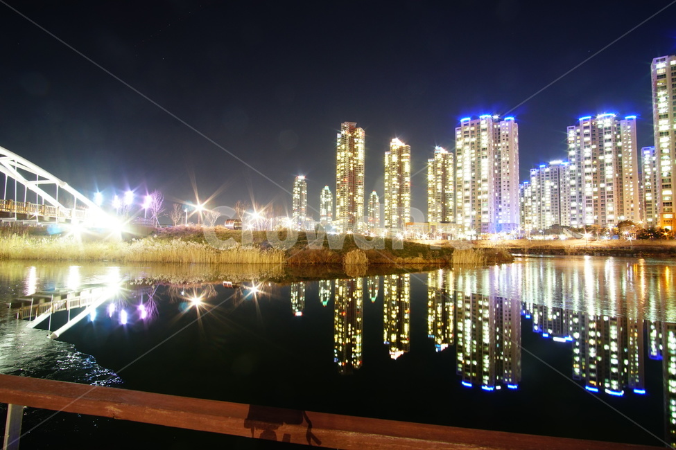야경,송도,밤,반영,센트럴파크,야경,밤,풍경,nightscape,night,landscape
