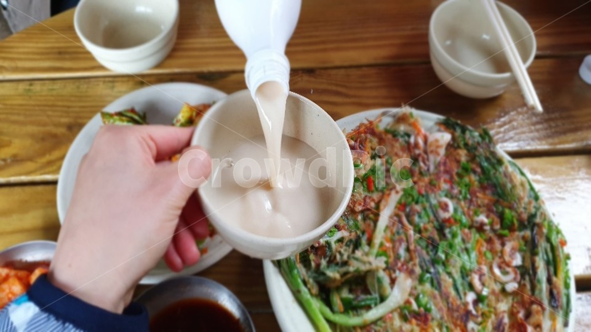 막걸리,요리,food,음식,파전