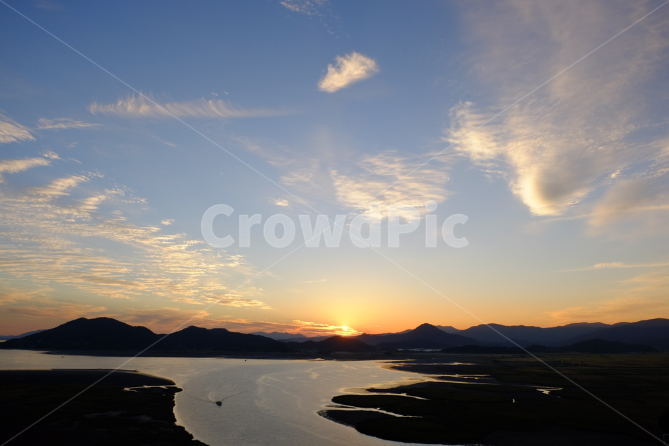 순천만,전망대,노을,갈대,순천,sunset,조각배