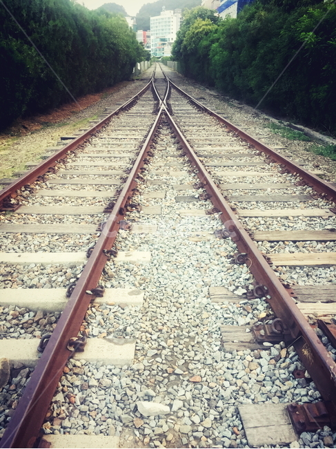 폐철길,양갈래,기찻길,느낌,빈티지,교통,교통수단,traffic,transportation,train track,rail,레일,railway,철도