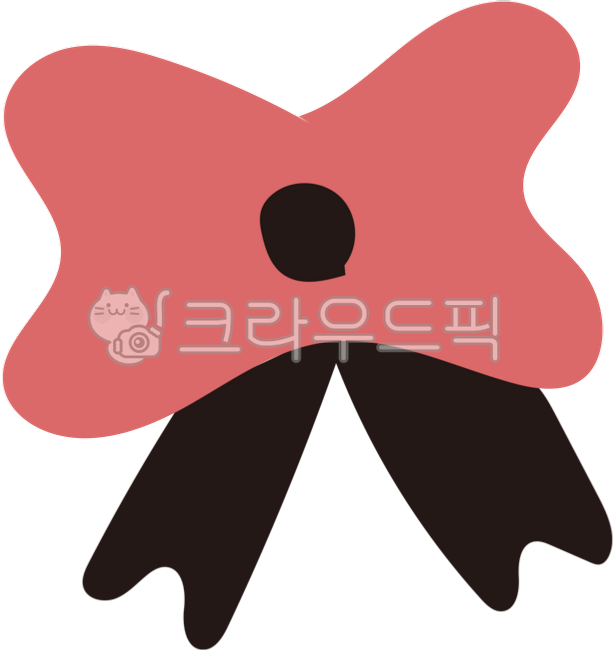 리본,핑크리본,선물,머리띠,머리끈,헤어핀,헤어,손그림,일러스트