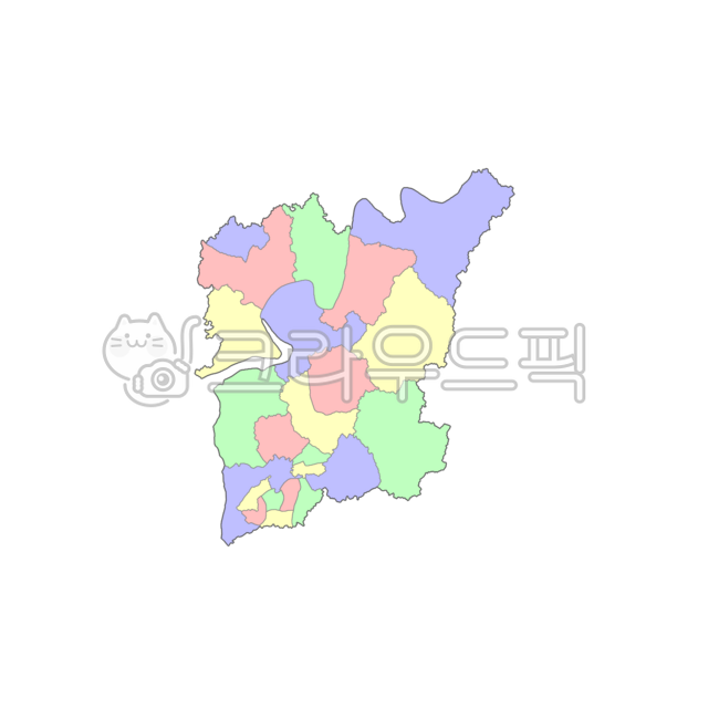 provinces,myeons,green,cities,yellow,fourcolor map,dong,administrative districts,Gyeonggido,red,blue,towns,Paju,administrative district map,counties,Imjin River,map,Pajusi,Republic of Korea,Korea