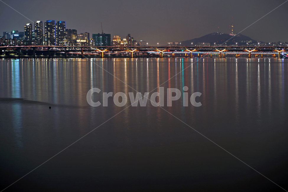 한강,야경,반영,조명,불빛,청담동,야경,밤,풍경,nightscape,night,landscape