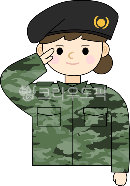 Patriotic Patriots Illustration,army uniform,military uniform,Uniform,beret,armys Day,Memorial Day,army,Patriots and Veterans Month,soldier,female,female soldier