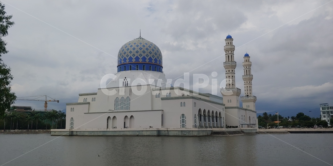 코타키나발루,kotakinabalu,블루모스크,모스크,bluemosque,사원,이슬람사원,이슬람,mosque,islam,말레이시아,랜드마크,landmark,tourist attraction,해외,외국,세계,foreign,oversea,world,세계랜드마크,해외랜드마크,외국랜드마크,world landmark,world tourist attraction,dome,둥근 천장,architecture,건축물,building,건물