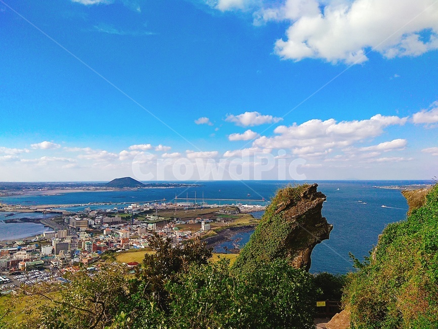 제주도,바다,성산일출봉,전망,봄,여름,제주도,jeju,jeju island,outdoors,옥외,scenery,풍경,nature,자연,landscape,경치