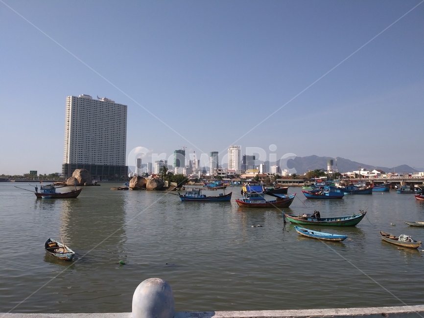 watercraft,선박,transportation,교통,바다,pier,교각,나트랑,베트남