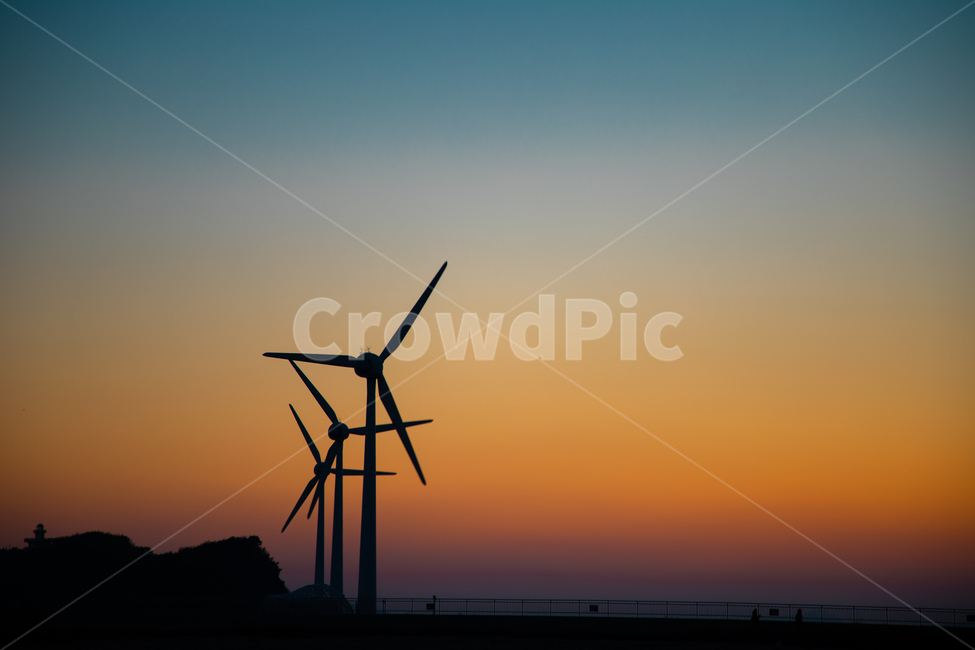 풍경,풍차,저녁노을,일몰,sunset,탄도항,대부도,겨울바다,실루엣,산업,industry,industrial,에너지산업,energy industry