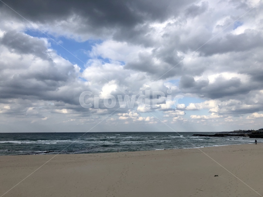 구름,하늘,바다,제주,애월,제주도,제주바다
