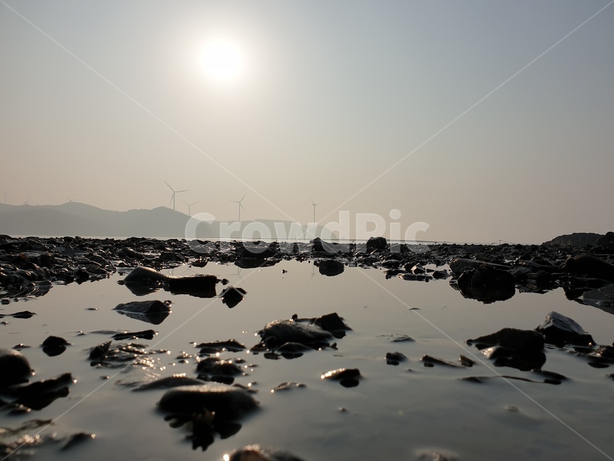 석양,바다,인천바다,썰물,해수욕장,자연,풍경,nature,landscape