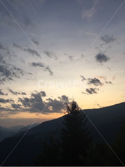 자연,outdoors,노을,산,저녁