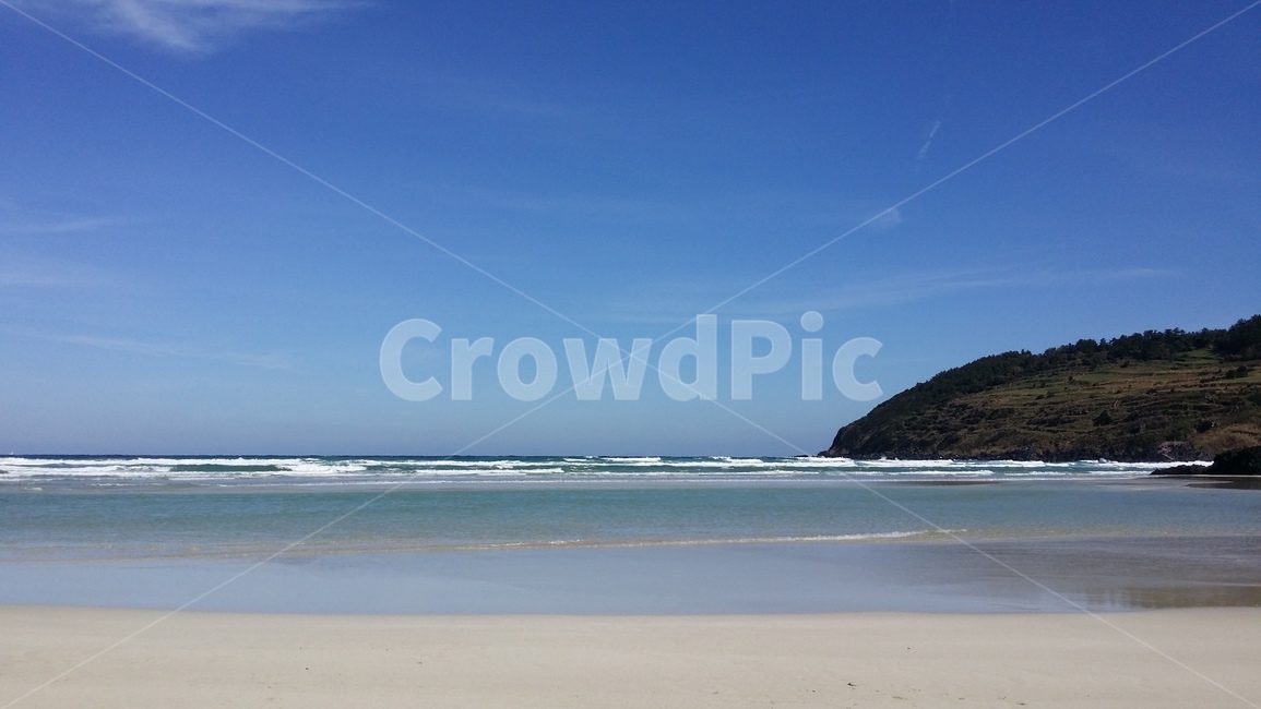 바다,파도,제주도,함덕,해변,하늘,배경,풍경