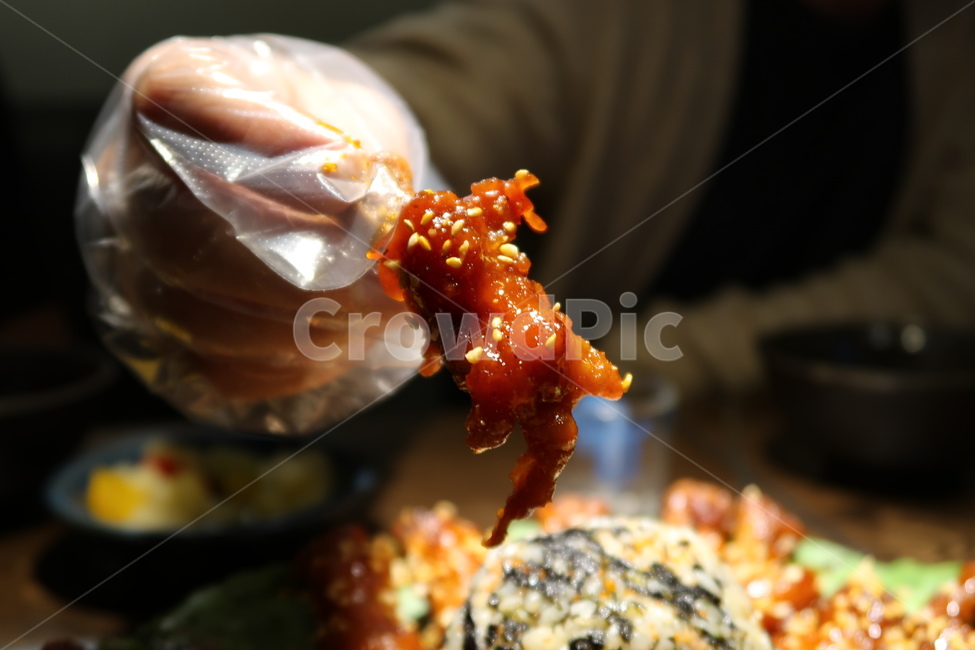 닭발,주먹밥,술집,음식,맛