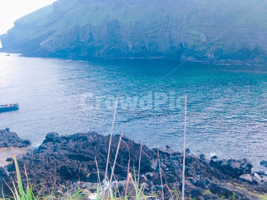 제주도,여름,풍경,바다,파도