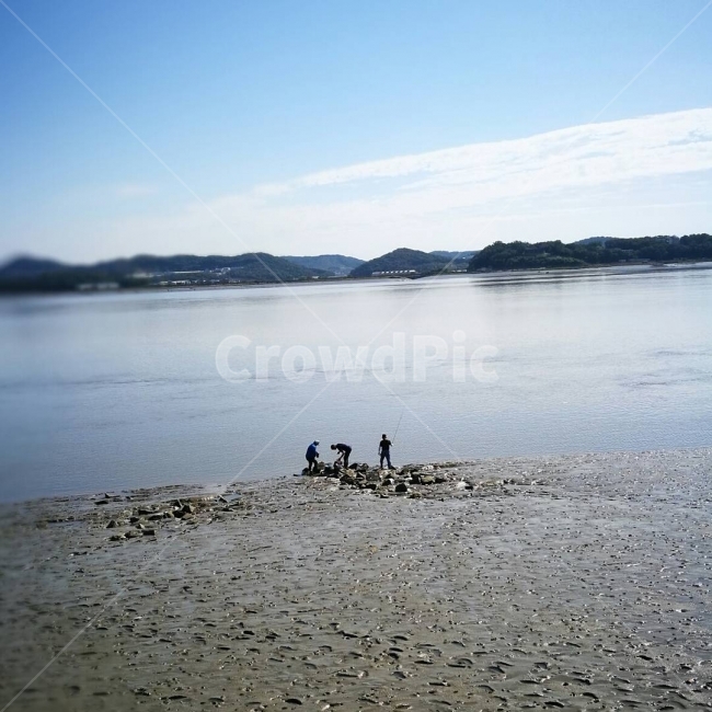 갯벌,바다,낚시,강화도,풍경,해변,바다,beach,sea,사람,인물,인간,human,person,스포츠,레저,운동,sports,leisure,exercise
