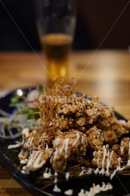치킨,가라야게,가라아게,튀김,술안주,음식,요리,야식,음식,식재료,요리,food,cook,meal,dishes,food reserves