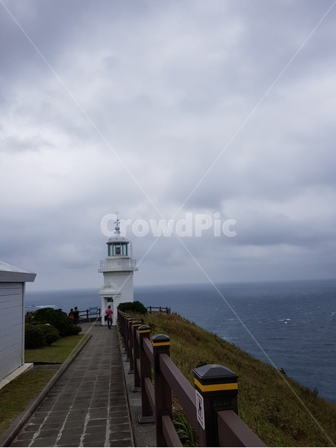 바다,등대,겨울,구름,자연,등대,lighthouse