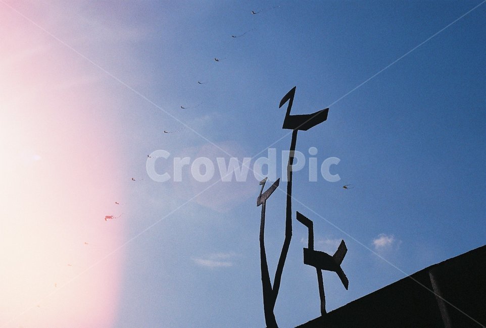 symbol,상징,솟대,하늘,flag,필름사진,감성사진