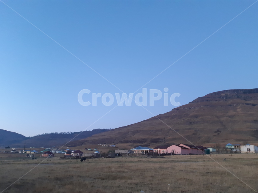 outdoors,옥외,nature,자연,country,home,마을,산,mountain,sky,하늘,풍경,바탕,바탕화면,한적,africa,아프리카