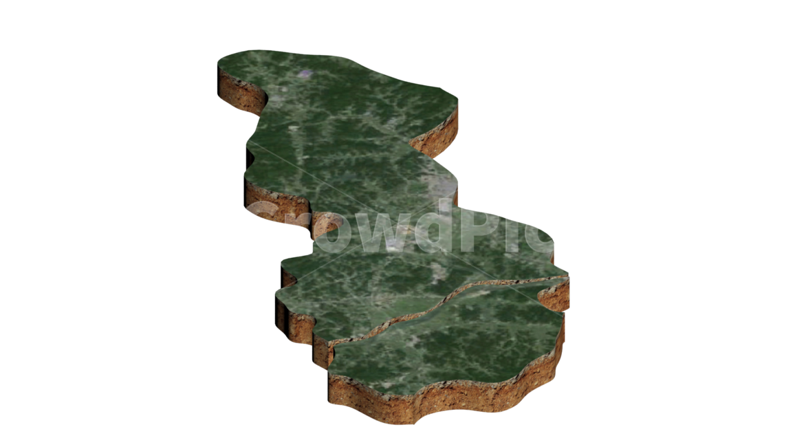 세종시,세종,충청도,대한민국,한국,지도,3d,map,누끼,remove background