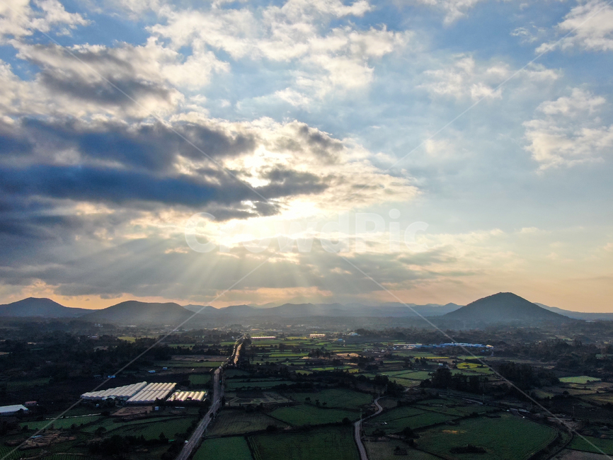 aerialview,scenery,nature,landscape,제주,일몰,제주도,제주시,드론,대평리,하늘,석양,신비