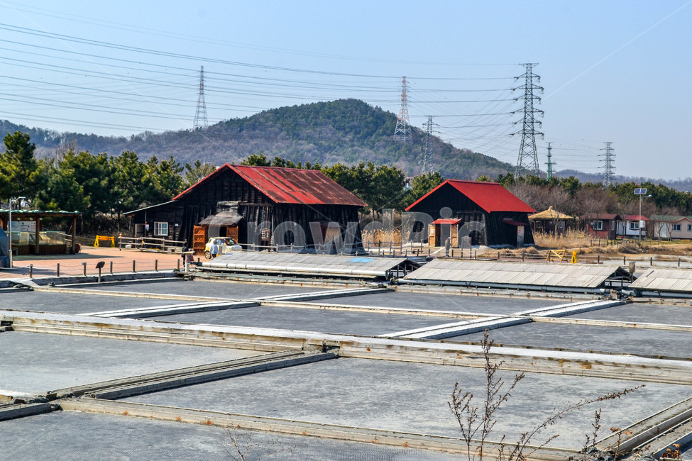 염전,빨간지붕,소금,소래습지생태공원,시골,시골,마을,풍경,landscape,country,rural,town