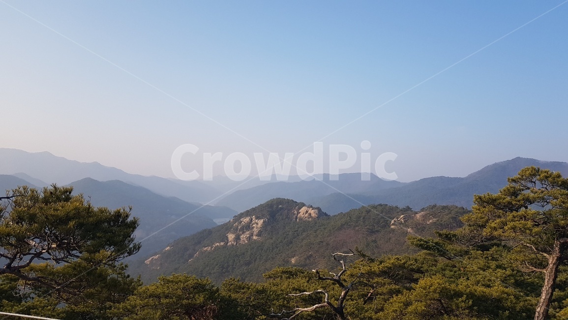 산,등산,절경,나무,자연,하늘,풍경