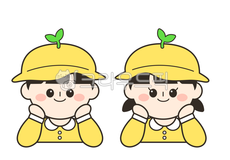 어린이,남자아이,여자아이,유치원,유치원모자,어린이집,귀여운캐릭터,어린이일러스트,웃는얼굴,유아그림,아동캐릭터,동그란얼굴,유치원생,어린이날,원아,미소,웃음,즐거움,표정,어린아이,교육,노랑,어린이집일러스트,귀여운,노란베레모,유치원일러스트,그래픽,손받침,boyandgirl,꽃받침,kindergarten,yellowberet,cutecharacters,childrenillustration,smilingface,cartoonstyle,preschool,새싹