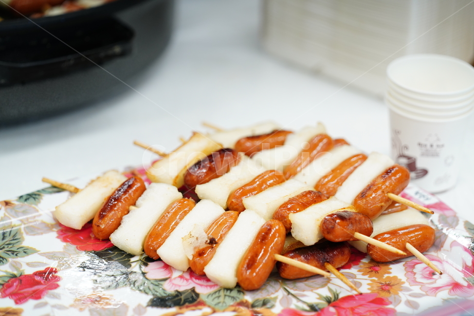 먹거리,소떡소떡,소세지,떡,꼬치,음식,간식,food,분식,음식,식재료,요리,food,cook,meal,dishes,food reserves