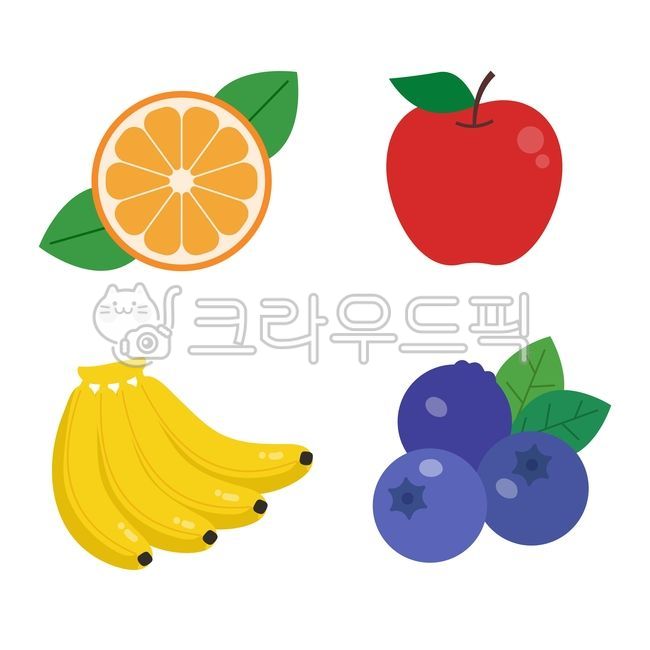 과일,오렌지,사과,바나나,블루베리,귤,열매,식물,음식