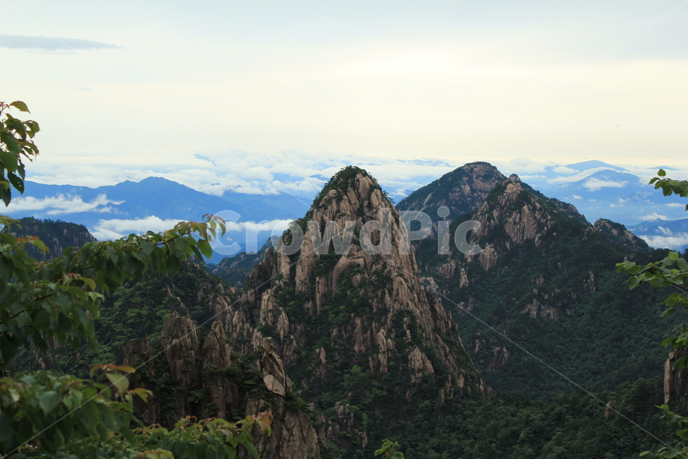 산,황산,중국황산,절벽,등산