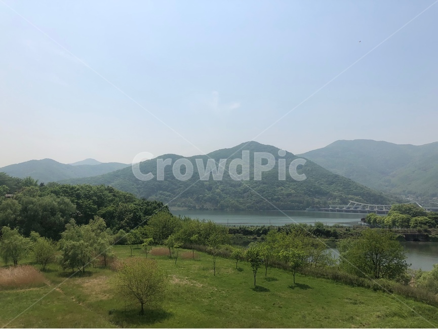 힐링,근교,강,강가,산,풍경,배산임수,강산,자연,nature,물,water,mountain,river,riverside,하늘,sky,산림