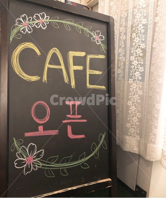 칠판,분필,칠판글씨,칠판메뉴,cafe