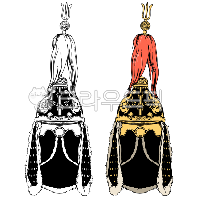 투구, 조선갑옷, 한국투구, 전통투구, 투구일러스트, 사진,이미지,일러스트,캘리그라피 - 으는작가