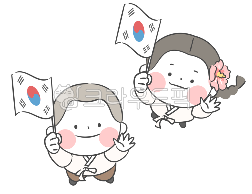 flag,top view,kid,Independence Movement Day,Day care Center,Verse 31,national holiday,comic book,Liberation Day,independence movement,korea,Independent,character,children,kindergarden,Korean Flag,Han bok,looking up,Rose of Sharon,illustration,love of coun
