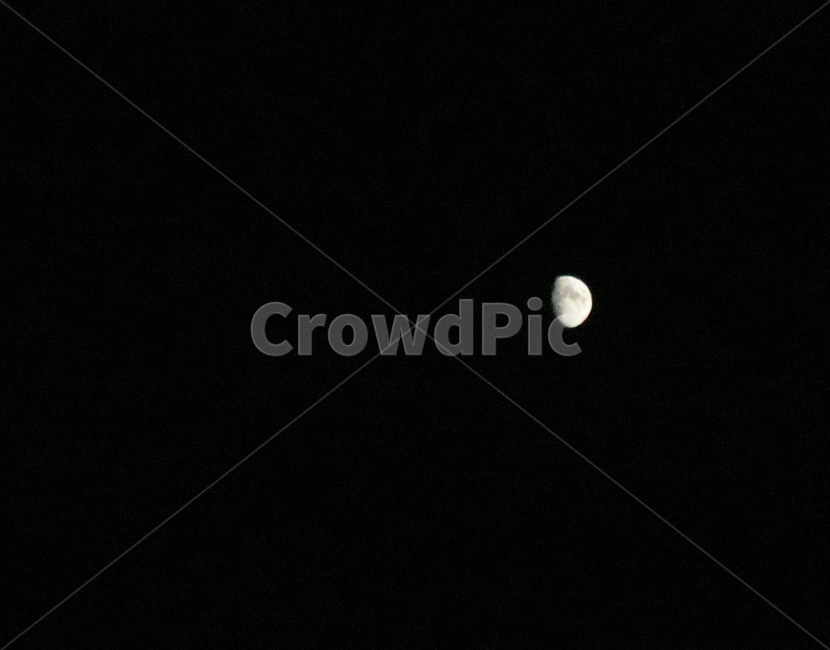 밤하늘,어두움,달,밤,하늘,검정색,moon,sky,black,yellow