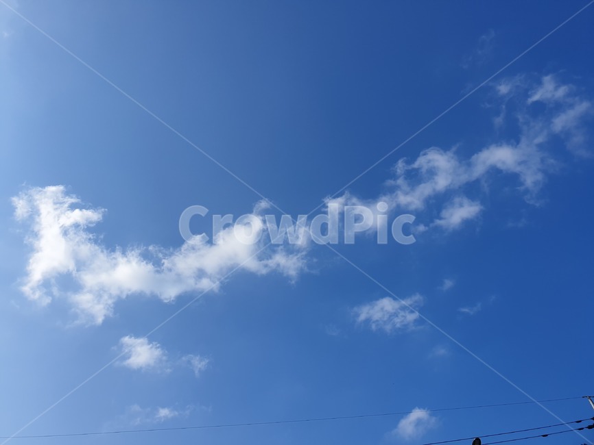 하얀구름,파란하늘,sky,cloud,자연