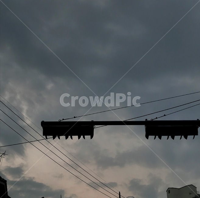 구름,cloud,trafficlight,신호등,electric