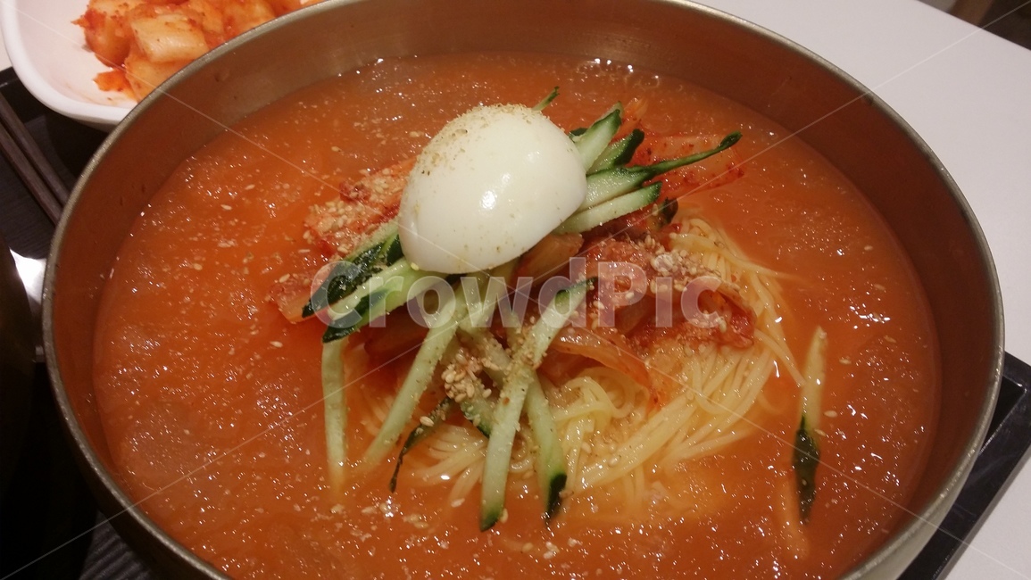 밀면,시원,여름,음식,면,얼음