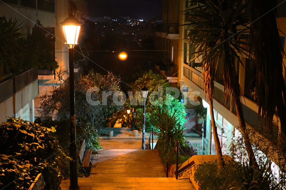 계단,밤감성,분위기,이국적인,가로등,가로등계단,통로,야경,밤,풍경,nightscape,night,landscape,골목길,alley