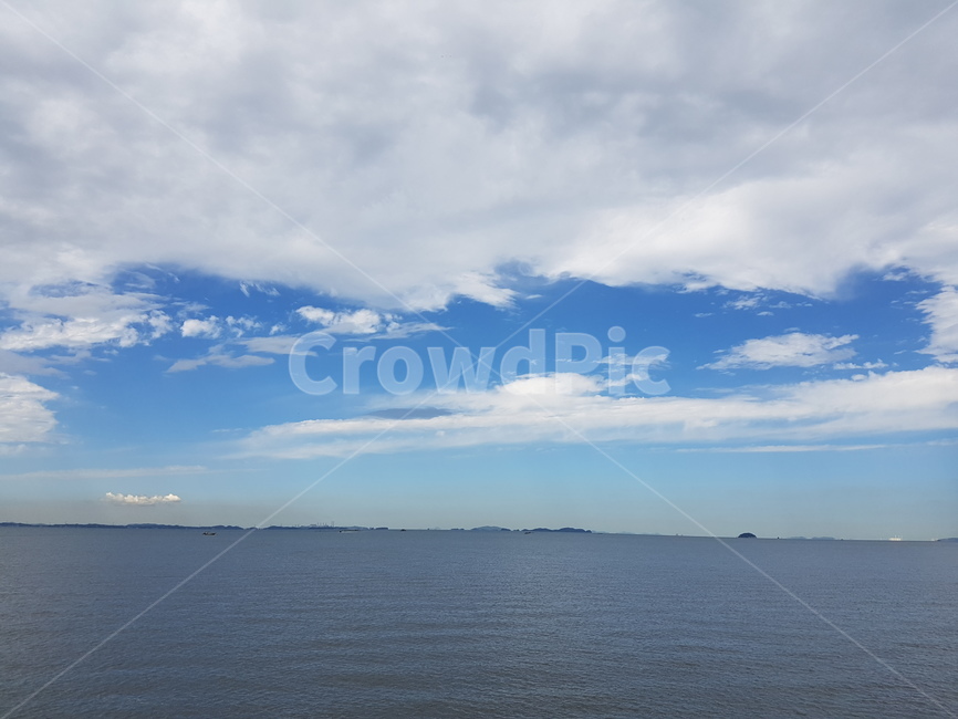 바다,하늘,풍경,구름,자연,자연,풍경,nature,landscape,outdoors,옥외,weather,날씨,cloud,sky,cumulus,적운