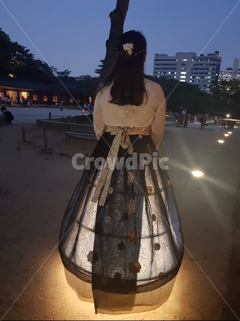 고궁,여자,한복,뒷모습,의복,의류,apparel,clothing,한국전통,한국문화,korean traditional,korean culture,한복,한국전통의상,hanbok,korean traditional clothes,사람,인물,인간,human,person,여성,여자,woman,female,lady