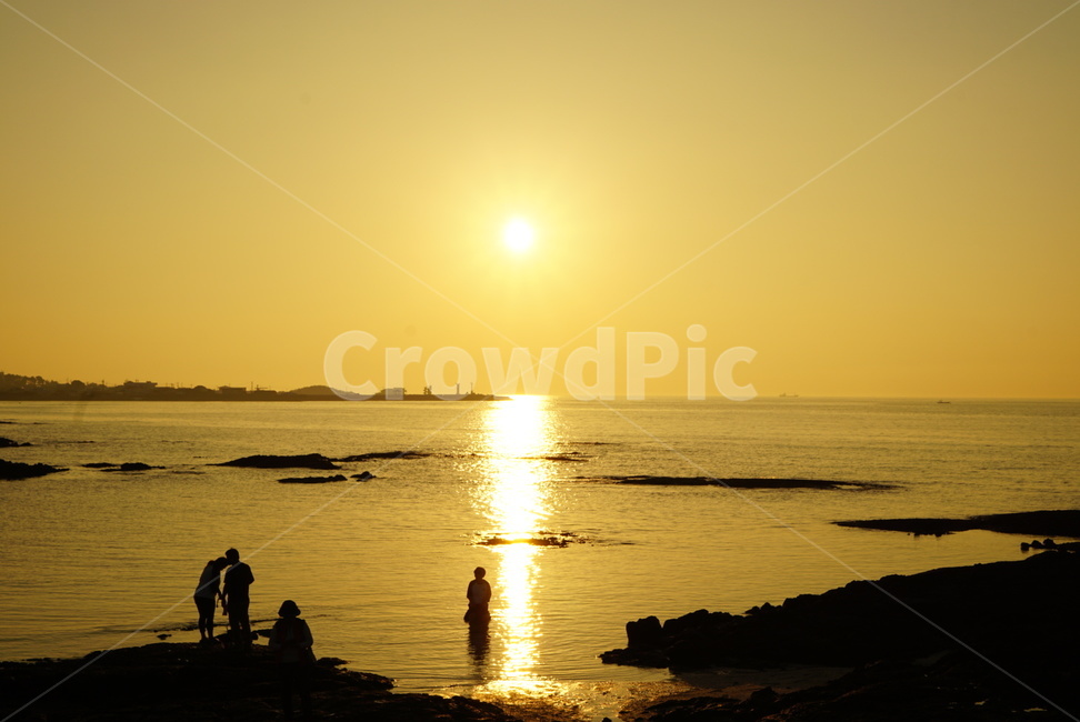 제주,협재,협재해수욕장,일몰,sunset,바다,해질녘,노을