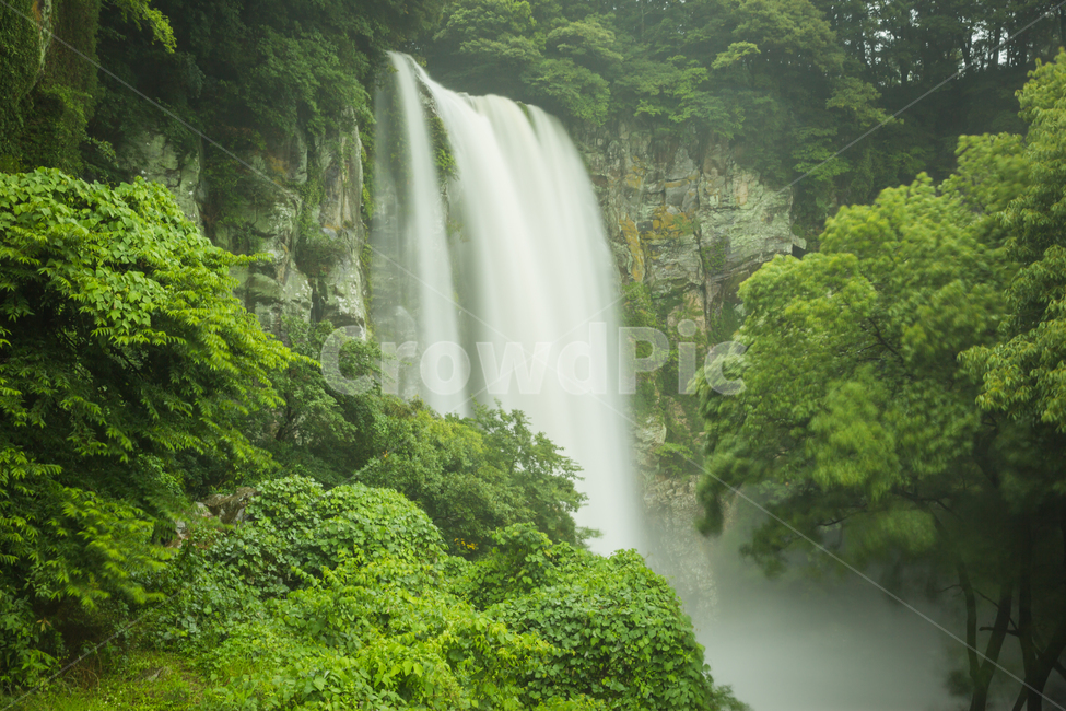 폭포,제주도,비,흐림,엉또폭포,자연,풍경,nature,landscape,river,강,water,물,outdoors,옥외,waterfall