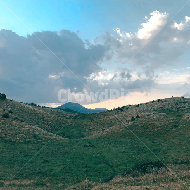 오름,제주,제주도,outdoors,field,들,grassland,목초지,nature,자연,용눈이오름