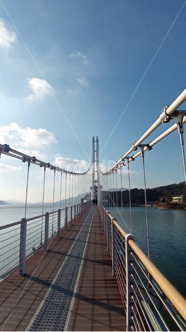 구름,다리,예당호,예당저수지,자연