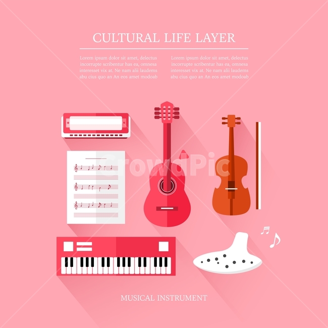문화생활,음악,악기,일러스트,배너,배경,백그라운드,팝업,악기,음향기기,musical instrument,musical equipment,그래픽,일러스트레이션,graphic,illustration