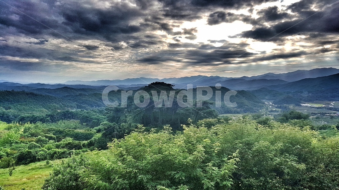 nature,자연,outdoors,옥외,산,구름,노을,석양,부석사,영주부석사,대자연