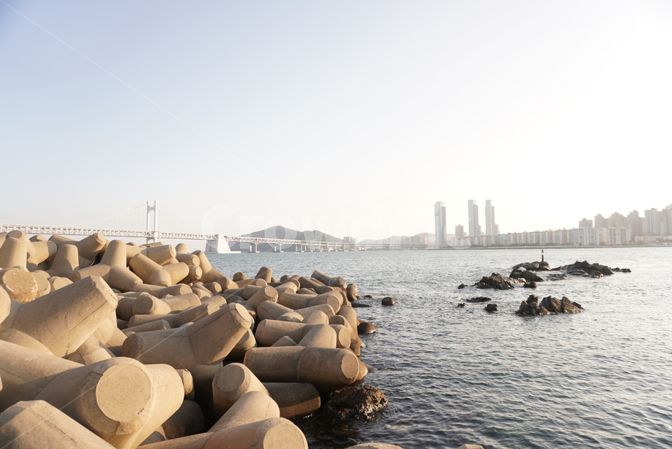 바다,부산,광안리,바위,방파제,sea,bridge,busan