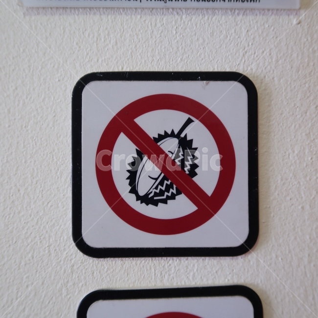 symbol,상징,안내,표시,두리안,금지,표지판